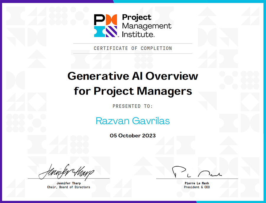 Generative AI Overview for Project Managers