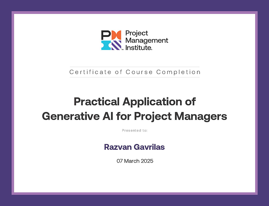 Practical Application of Gen AI for Project Managers
